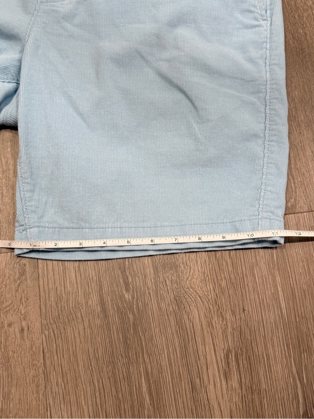 Sonoma Men's Light Blue Corduroy Drawstring Shorts Size 36 - Picture 8 of 9